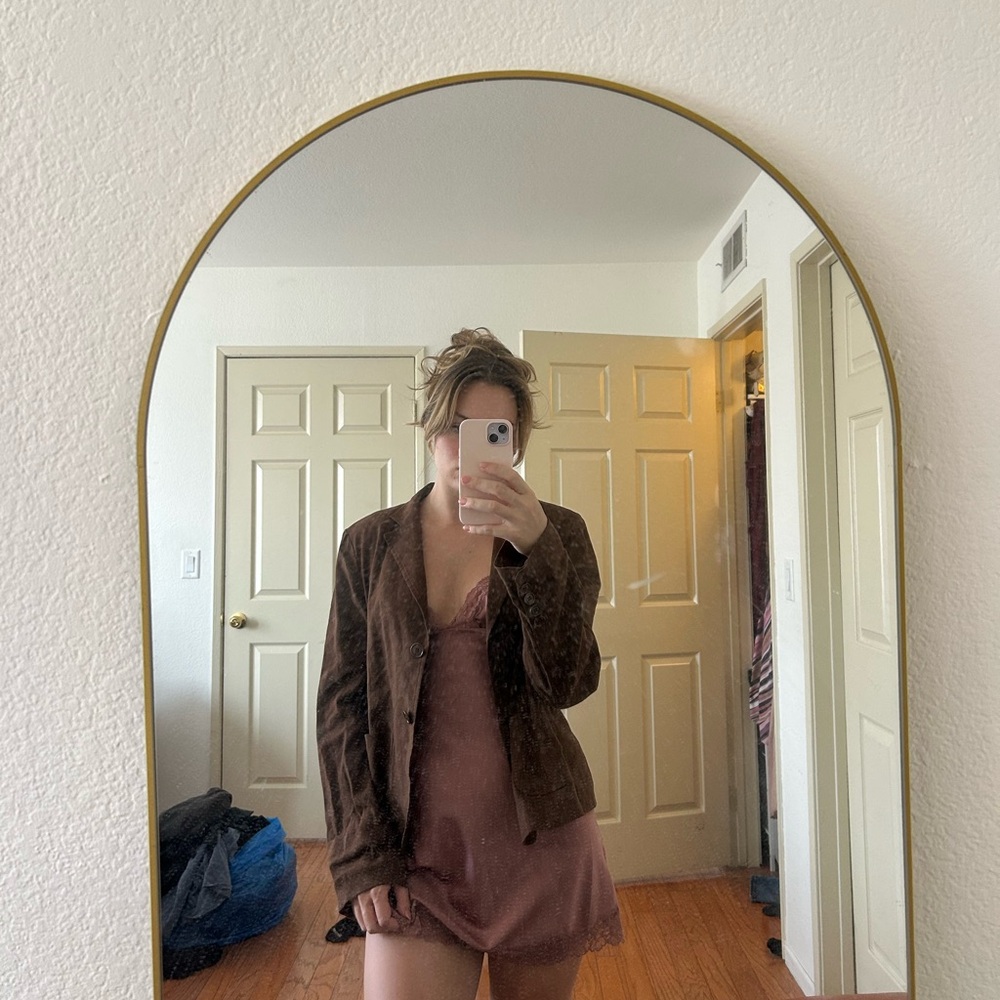 Vintage dkny linen blazer